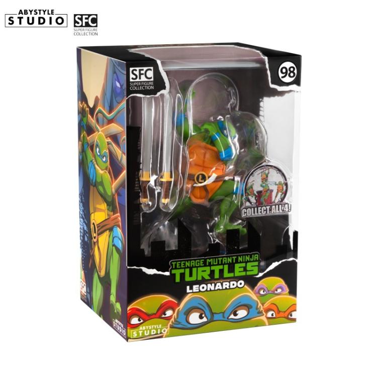 ABYSTYLE - SFC TEENAGE MUTANT NINJA TURTLES 98 "LEONARDO" FIGURE TARTARUGHE 21CM
