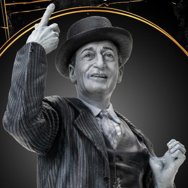 Infinite Statue Totò Peppino Malafemmina In Resina Figure Statuetta Ed. Limitata