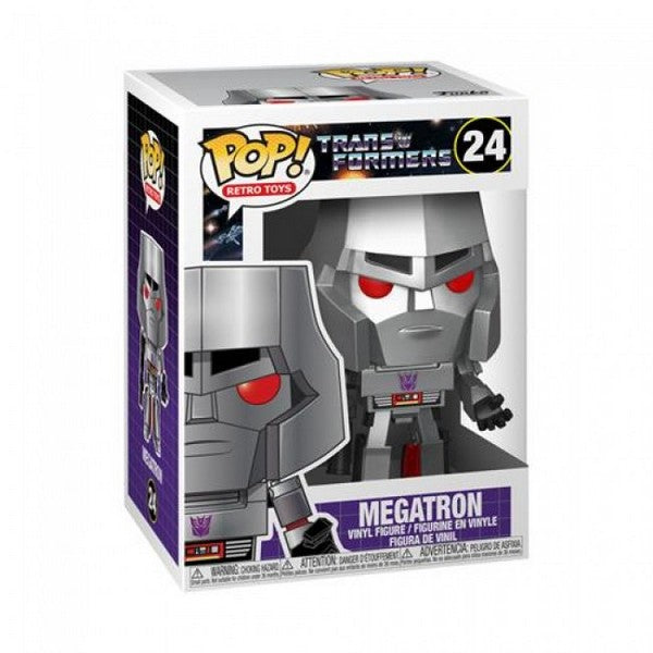 Funko Pop ! Retro Toys Transformers - (24) Megatron Figure Vinyl 9Cm Nuovo