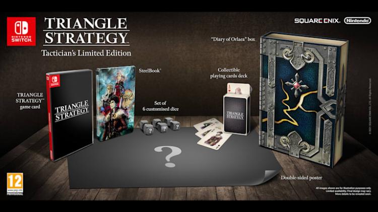 Triangle Strategy Tactician'S Limited Edition Nintendo Switch Italiano Pal Nuovo