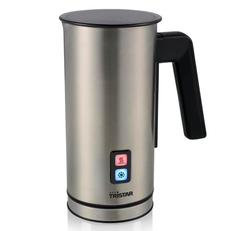 Tristar Montalatte Elettrico Cappuccinatore Schiumatore Latte Caldo/Freddo Inox
