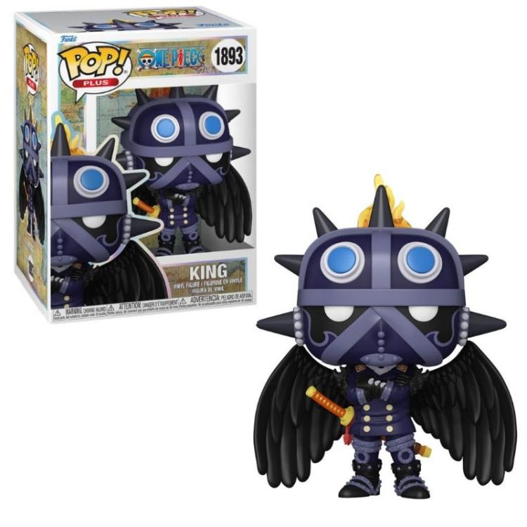 Funko Pop ! Plus - One Piece (1893) King Vinyl Figure Arbel Anime 9Cm Statua Op