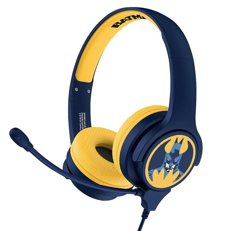 Otl Cuffie Batman Bambini Wired Per Nintendo Switch Smartphone Ps4 Ps5 Tablet Pc