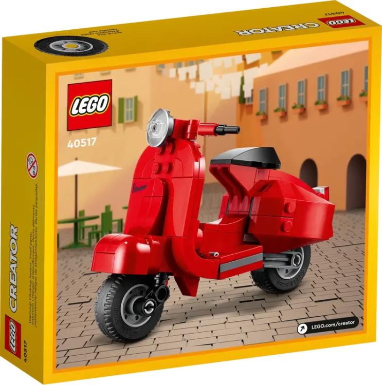 Lego - Creator - Set 40517 (Vespa) Mini Ciclomotore Figure Costruzioni 118Pz 9+