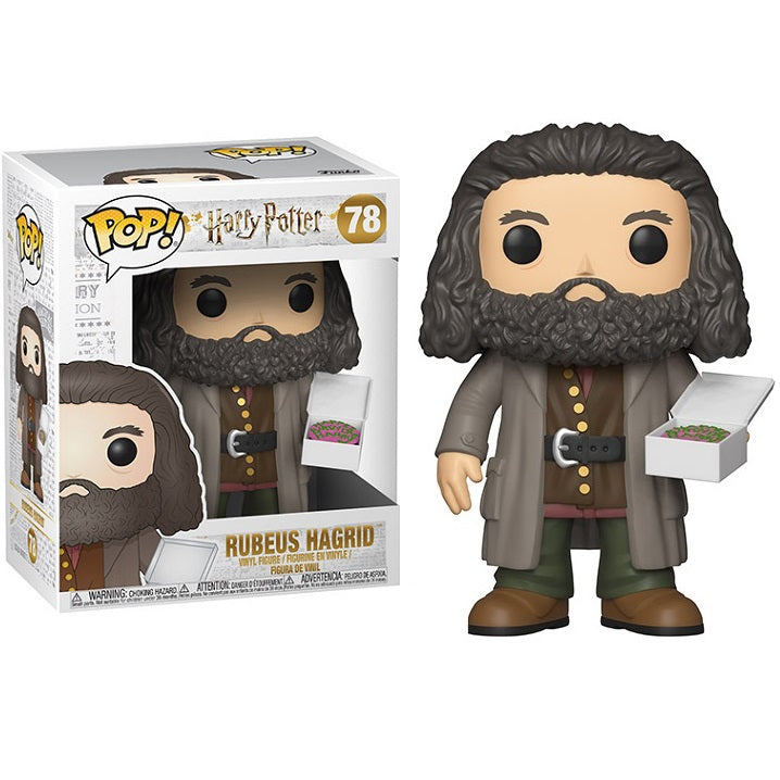 Funko Pop ! Harry Potter -(78) Rubeus Hagrid W/ Cake Torta Big Size Figure 16Cm