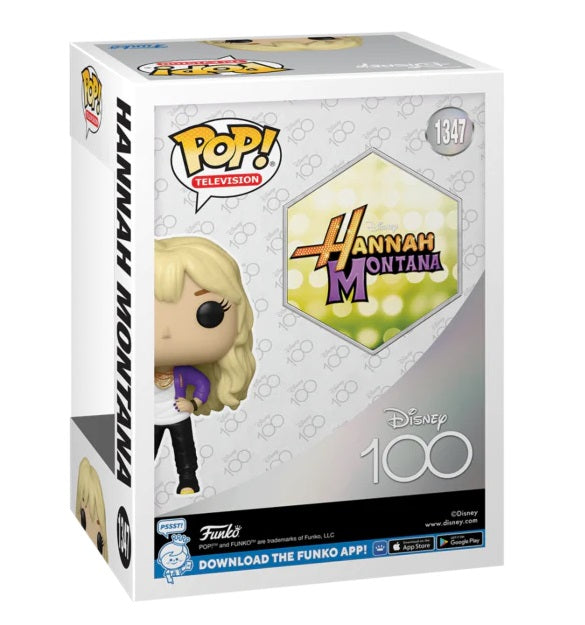 Funko Pop ! Disney 100Th - Hannah Montana (1347) Vinyl Figure Anniversary 9Cm