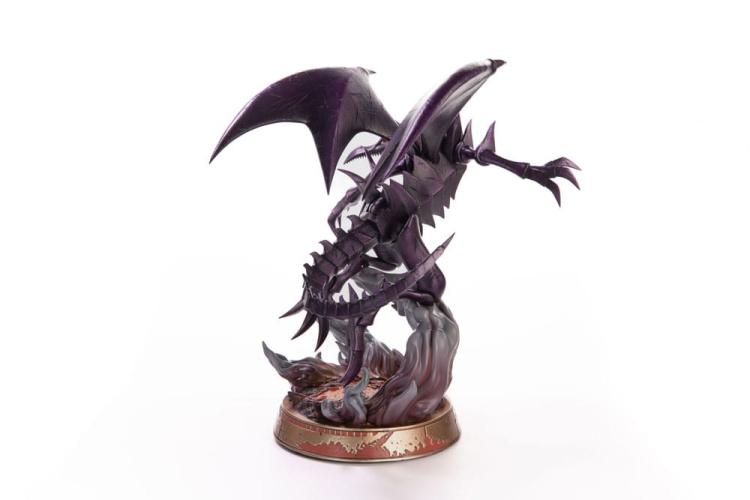 Yu-Gi-Oh! Statua Pvc Dragon Nero Occhi Rossi Ver. Viola 33 Cm First 4 Figures