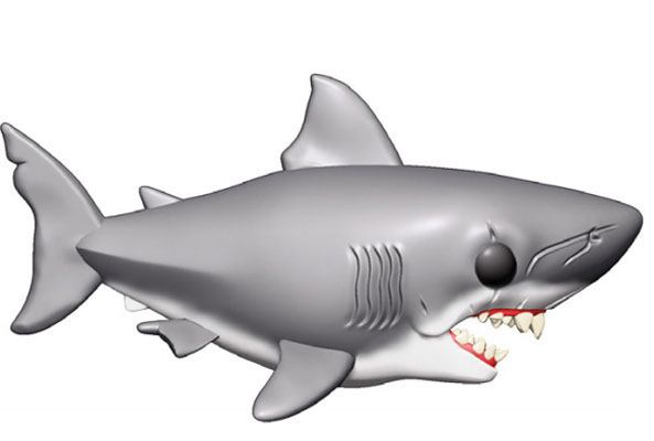 Funko Pop ! Movies - (758) Jaws (Lo Squalo) Figure Great White Shark Big 15Cm