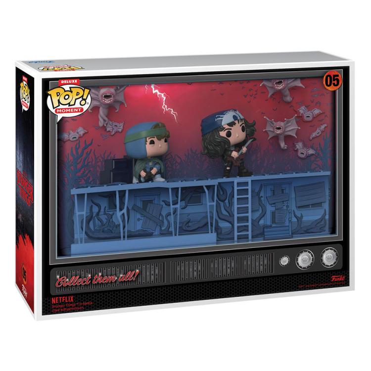 Funko Pop ! Moments Stranger Things Phase Three (05) Dustin/Eddie/Demobat Figure