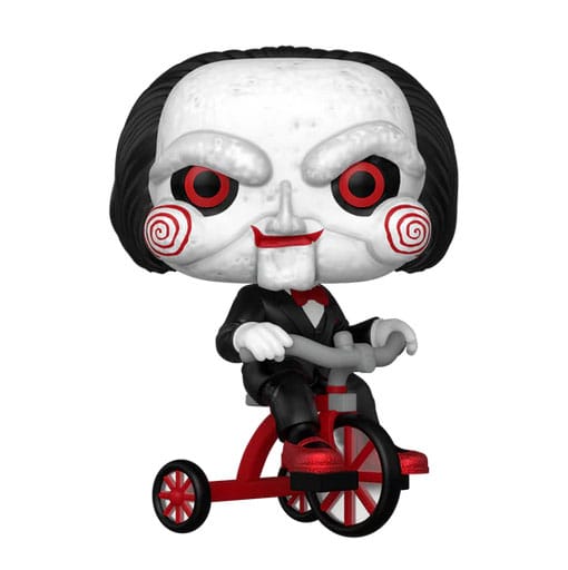 Funko Pop ! Movies Saw L'Enigmista - (1824) Billy The Puppet On Tricycle 9cm