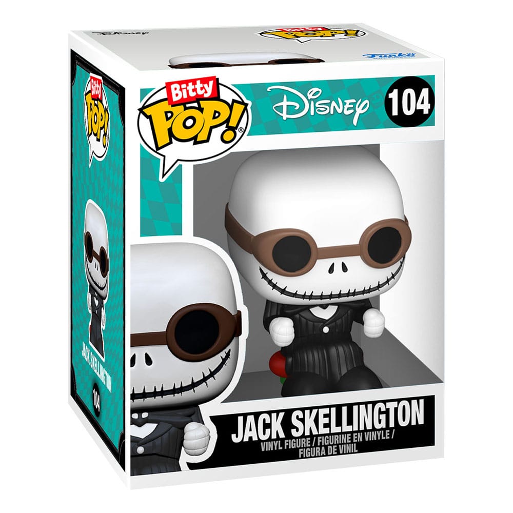 Funko Bitty Pop ! Nightmare Before Christmas - Jack Skellington With Snowmobile