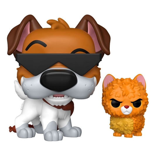 Funko Pop ! Disney Oliver & Company - (1705) Dodger w/Oliver Chase 9cm