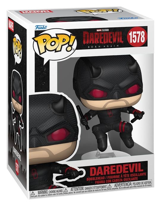 Funko Pop Marvel Daredevil Born Again (1578) Daredevil (Black Suit) Figure 9cm