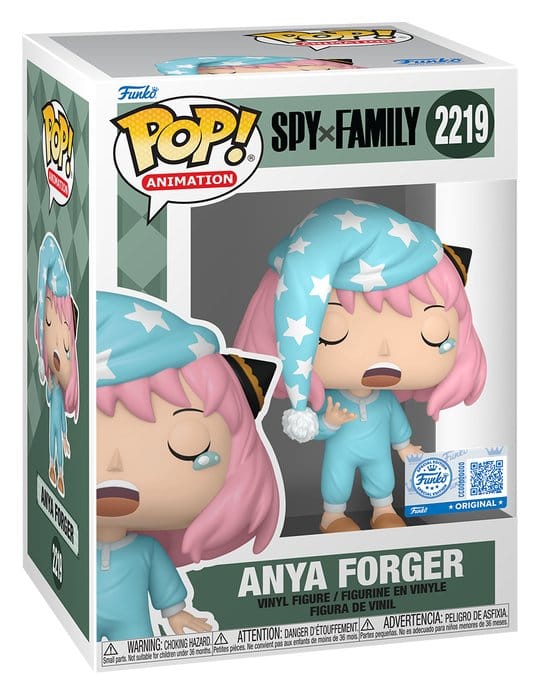Funko Pop! Animation Spy x Family - (2219) Anya Forger W/ Pajamas Special 9cm