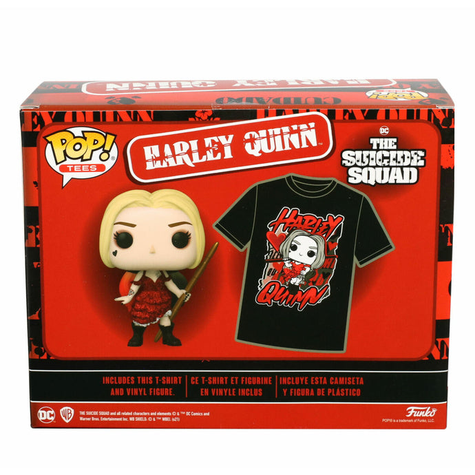 Funko Pop Tees Suicide Squad Harley Quinn 1111 Diamond Special + Shirt Taglia M