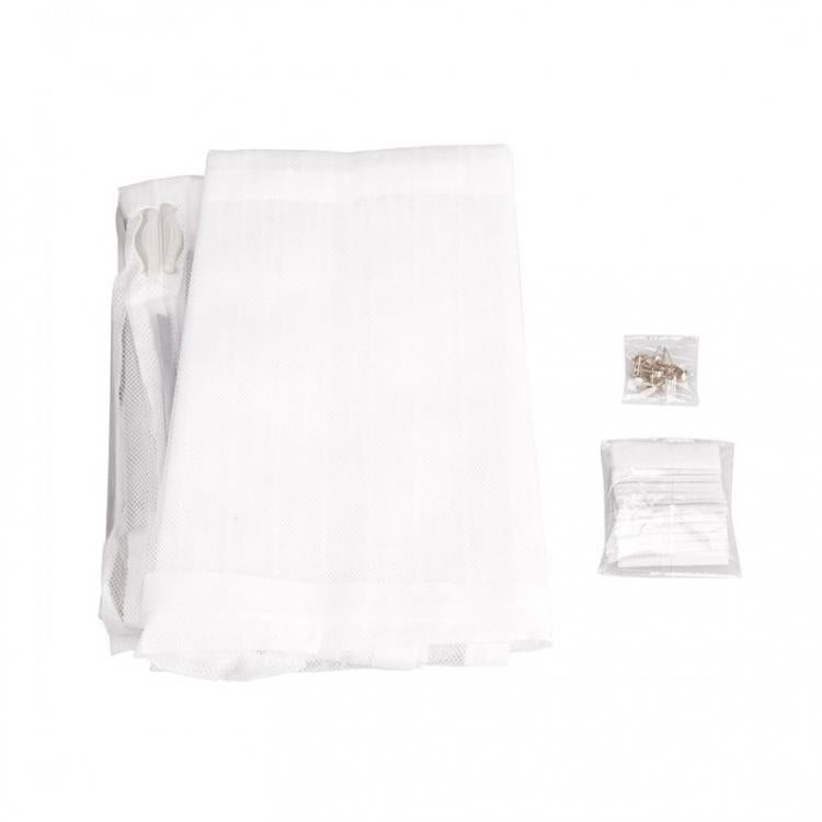 Zanzariera Magnetica 120X220 Tenda Per Porte Finestre Universale Calamita Bianca
