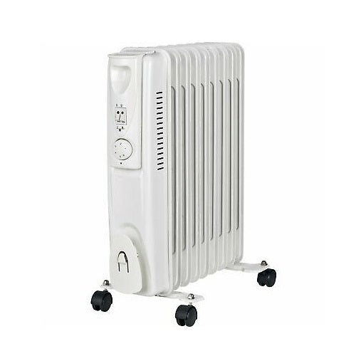 Zenith Termosifone Radiatore A Olio 9 Elementi Elettrico 2000W Strad09Oil Bianco