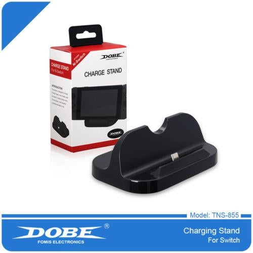 Dobe Stand Caricatore Nintendo Switch Charging Stand Fast Ricarica Rapida Nero