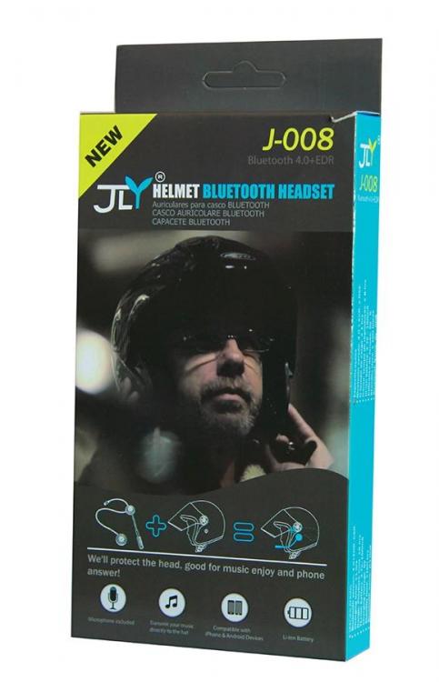 Interfono Microfono Auricolare Bluetooth Impermeabile Per Casco Moto Scooter