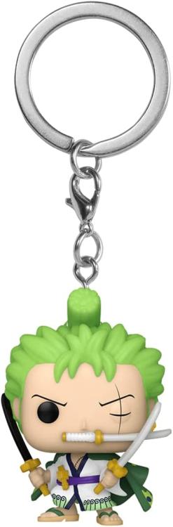 Funko Pop ! Animation - One Piece - Roronoa Zoro Vinyl 4Cm Keychain Portachiavi