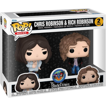Funko Pop! Rock: The Black Crowes (2 Pack) Chris Robinson & Rich Robinson - Vinyl Figure 9cm