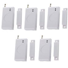 5PZ SENSORE MAGNETICO PER PORTE FINESTRE WIRELESS ALLARME ANTIFURTO CASA 433MHZ