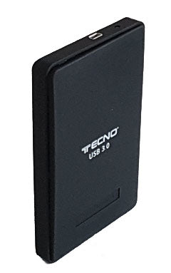 Tecno Box Esterno Hdd/Ssd 2.5" Usb3.0 Rivestimento Gomma Nero Retail Tc-302