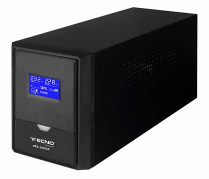 Tecno Ups Gruppo Di Continuita 800Va 320W 3 Uscite Bivalenti Ac Restart Led Pc