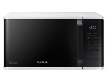 Samsung Forno A Microonde 23Lt 800W Nero/Bianco Ms23K3513Aw Schermo Led