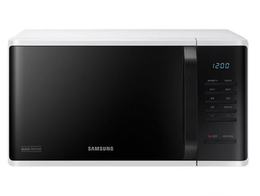 Samsung Forno A Microonde 23Lt 800W Nero/Bianco Ms23K3513Aw Schermo Led
