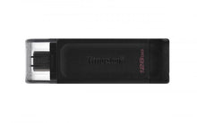 Kingston Pendrive 128GB DataTraveler USB-C 3.2 DT70/128GB Chiavetta Memoria Drive Flash Type C Nero