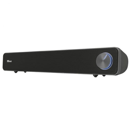 Trust Soundbar Per Pc Arys Usb 12Watt Nero Cassa Altoparlante Monitor Gaming Aux