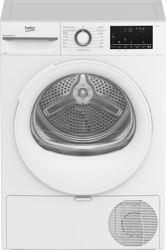 BEKO ASCIUGATRICE 8KG INVERTER SMART 2.0 A+++ BMT481WI 2 ANNI GARANZIA