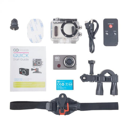 Goclever Action Camera Videocamera Tip Gopro Wifi Subacquea Casco Bici Dvr Sport