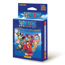 Panini One Piece Road Egghead Sticker Blister Pack 5 Buste Figurine + 1 Card
