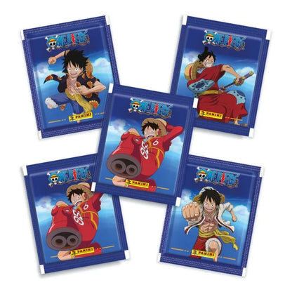 Panini One Piece Road Egghead Starter Set Album + 5 Bustine Stickers Figurine
