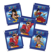 Panini One Piece Road Egghead Sticker Blister Pack 5 Buste Figurine + 1 Card