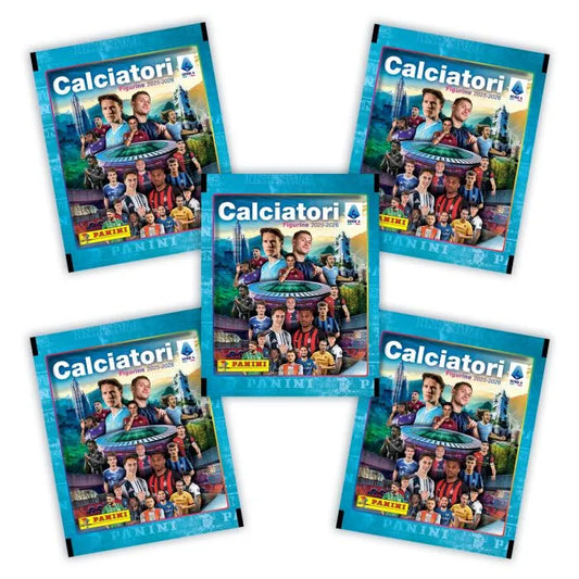 Calciatori Panini 2025-2026 Ecoblister 5 Bustine 30 Figurine Serie A