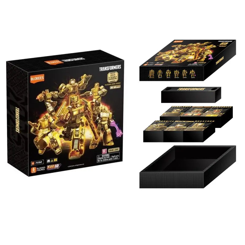 Blokees Transformers - Limited Edition X Yearly 02 Golden Defence FH-10 Set costruzione da collezione 6 Action Figure 71192