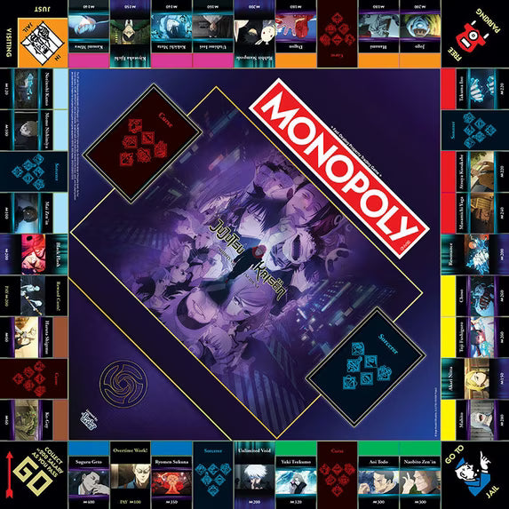 Monopoly Jujutsu Kaisen: Shibuya incident (Winning Moves) Edition Gioco da Tavolo - Versione italiana da Collezione