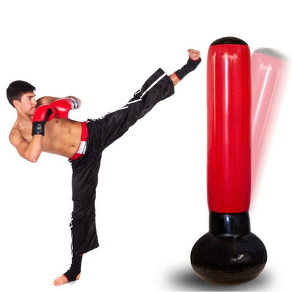 Sacco Da Box Gonfiabile Boxing Torre Jumbo Punching Soft Tower Karate Fitboxe