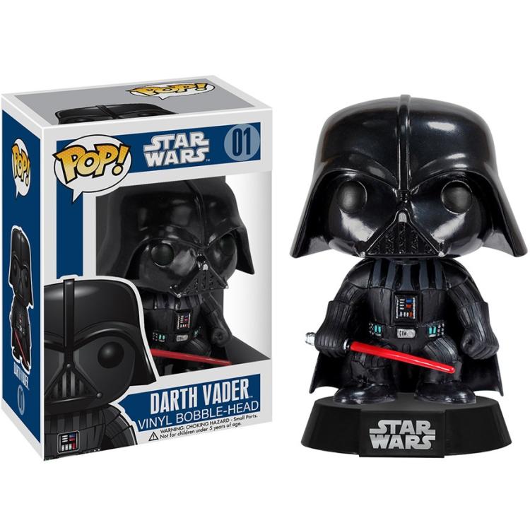 Funko Pop ! Star Wars - Darth Vader (01)  Vinyl Figure 9Cm Nuovo Da Collezione