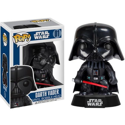Funko Pop ! Star Wars - Darth Vader (01)  Vinyl Figure 9Cm Nuovo Da Collezione