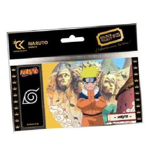 CARTOON KINGDOM - GOLDEN TICKET: NARUTO (BLACK EDITION - NARUTO) #01 COLLEZIONE