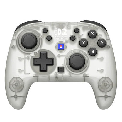 HORI - Wireless HORIPAD Turbo (Frost) Bianco Ghiaccio - Controller da Gaming Senza Fili per Nintendo Switch 2 Funziona anche con Nintendo Switch/Oled/Lite