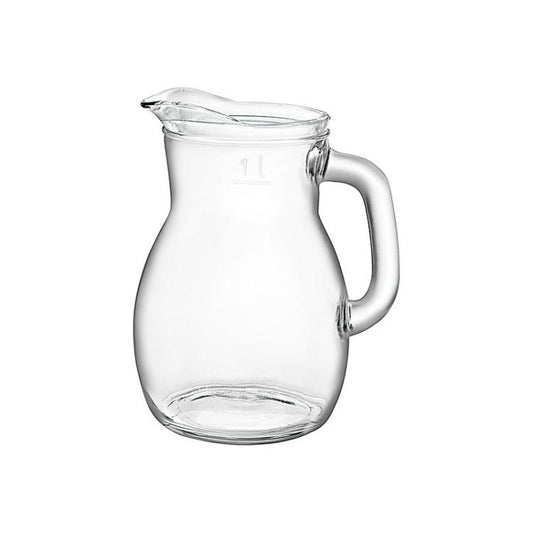 BROCCA IN VETRO DA 0.25 LITRI CARAFFA 250ML ACQUA VINO SUCCO RISTORANTE HOTEL