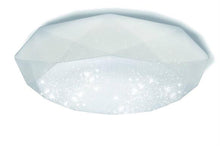 Plafoniera Led 24W Forma Diamante Effetto Cielo Stellato Brillantini Lampadario