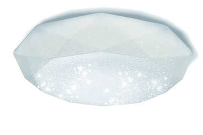 Plafoniera Led 24W Forma Diamante Effetto Cielo Stellato Brillantini Lampadario
