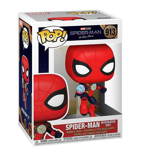 Funko Pop ! Marvel Spider-Man No Way Home -(913) Spiderman Integrated Suit Vinyl