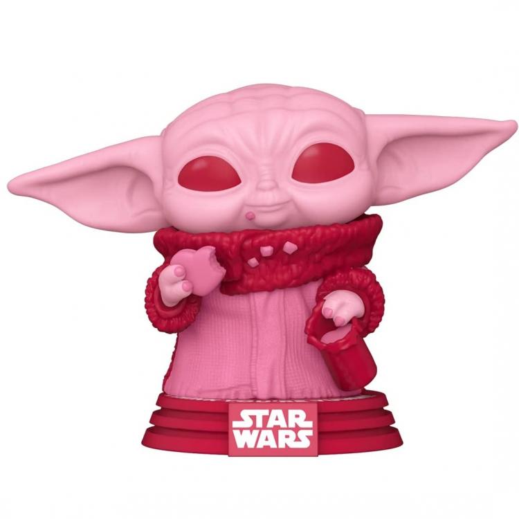 Funko Pop ! Star Wars - Valentines S2 Grogu (493) Statuetta Vinyl San Valentino